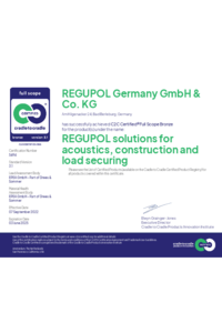 Cradle to Cradle Certified® Bronze (REGUPOL)