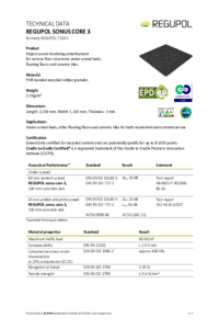 REGUPOL sonus core 3