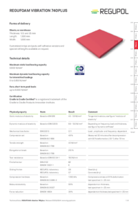 REGUFOAM vibration 740plus